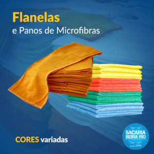 Flanelas e Pano de Microfibras